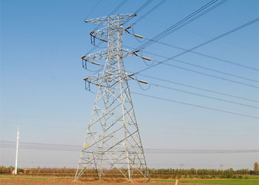 Terminal 110KV Steel Electrical Transmission Tower For Power Distribution