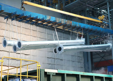 Q345B Steel Lattice Transmission Tower , Galvanized Electrical Steel Pole