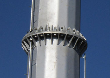 220kv Tubular Transmission Tower , Electricity Pole Polygon Overhead Line Tower