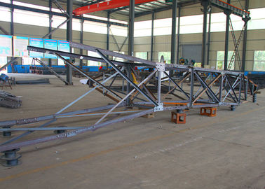 High Strength Electricity Pylons , 4 Legged Steel Lattice Masts Structure
